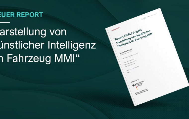 Report Abstract: Darstellung von Künstlicher Intelligenz im Fahrzeug-MMI